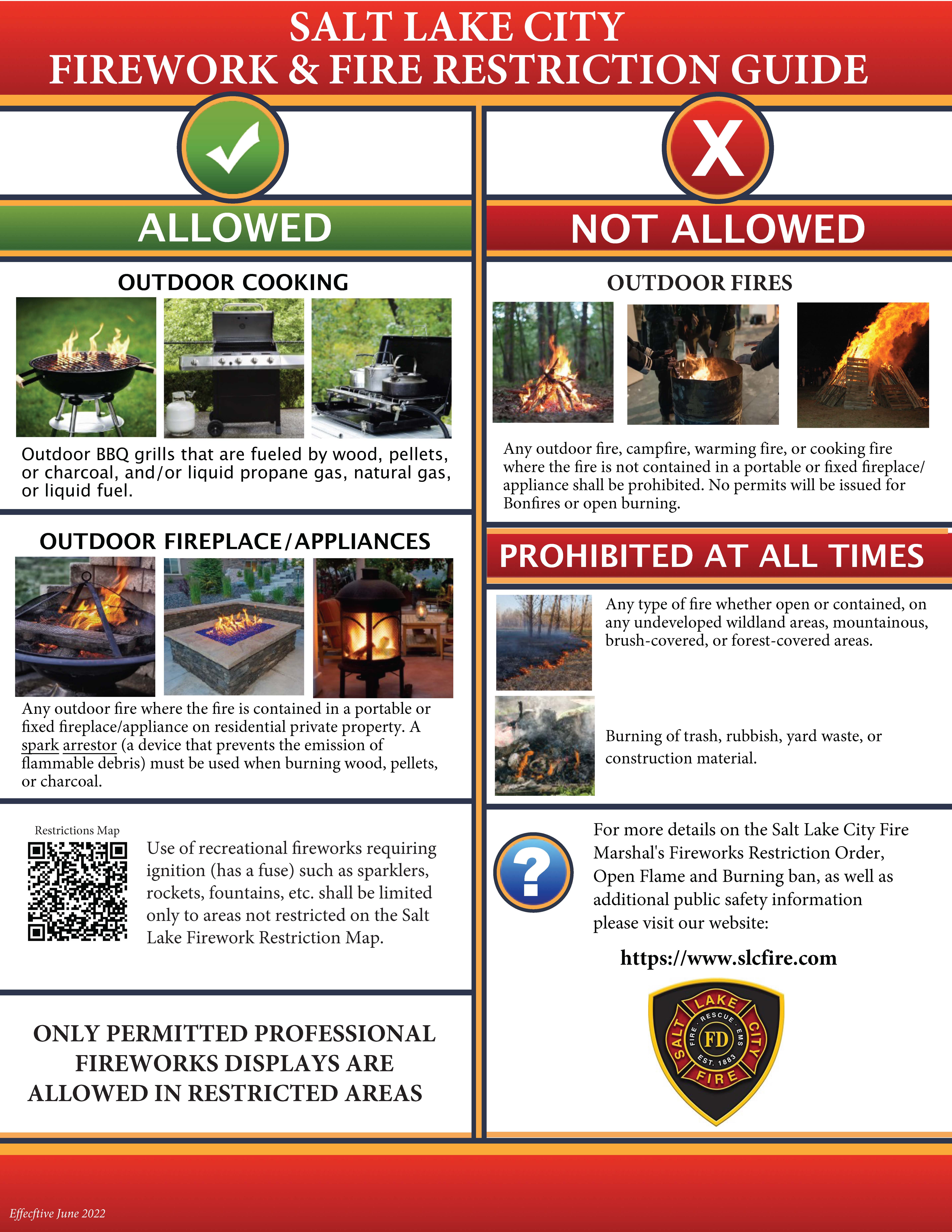 2022 SLCFD Fireworks and Fire Ban 1